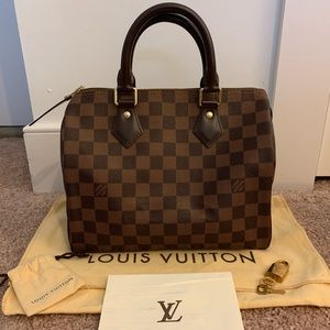 AUTHENTIC LOUIS VUITTON SPEEDY NM 25 IN DE (MIF)